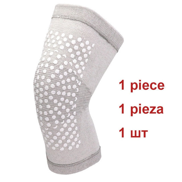 Tom's Hug Tourmaline Self Heating Support Knee Pads 1 Pcs Knee Brace Warm for Arthritis Joint Pain Relief and Injury Recovery