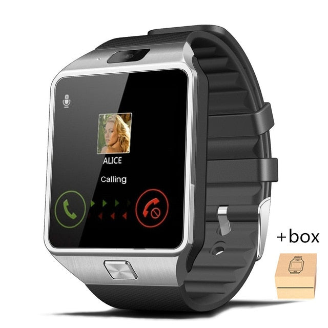 Smart Watch With Camera Q18 Bluetooth Smartwatch SIM TF Card Slot Fitness Activity Tracker Sport Watch Android PK DZ09 Watches