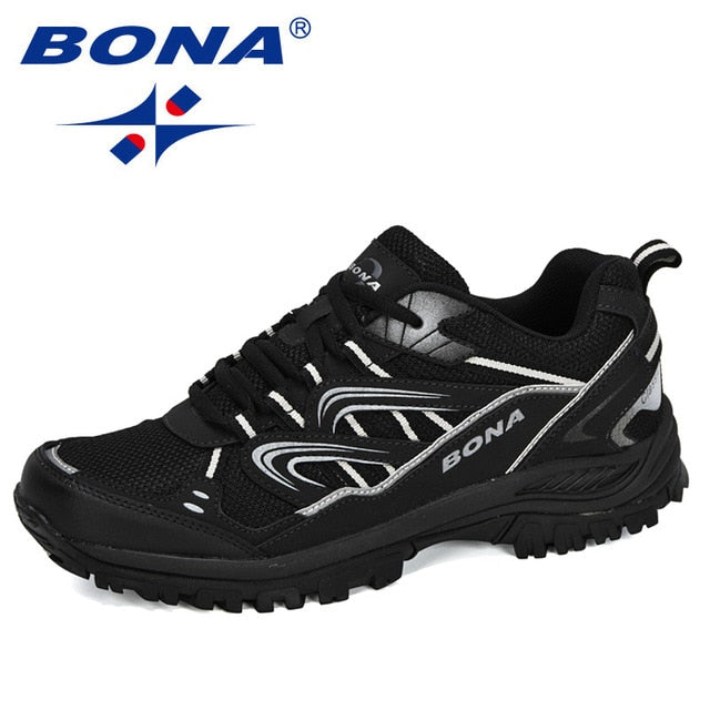 BONA 2020 New Designers Popular Sneakers Hiking Shoes Men Outdoor Trekking Shoes Man Tourism Camping Sports Hunting Shoes Trendy