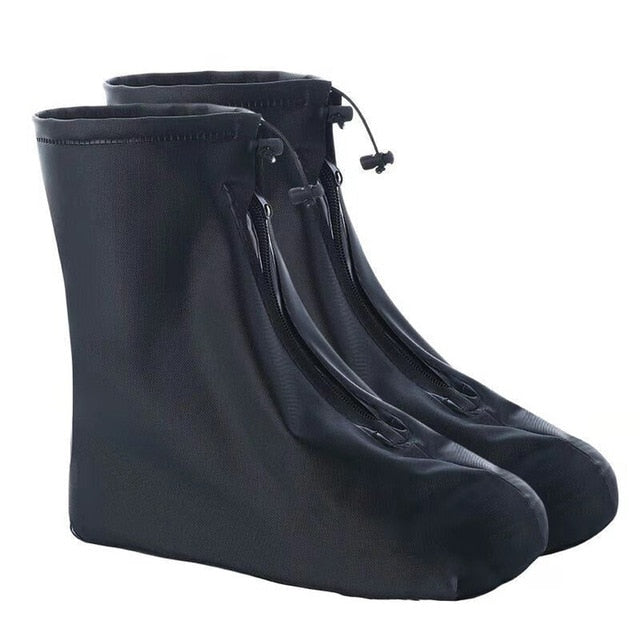 Men Women Shoes Covers for Rain Flats Ankle Boots Cover PVC Reusable Non-slip Cover for Shoes With Internal Waterproof Layer