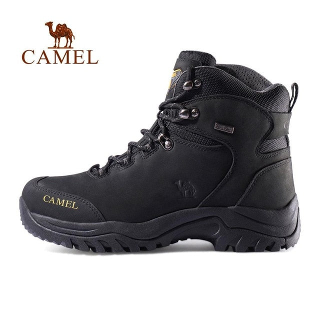 CAMEL Men Women High Top Hiking Shoes 2019 Durable Waterproof Anti-Slip Outdoor Climbing Trekking Shoes Military Tactical Boots