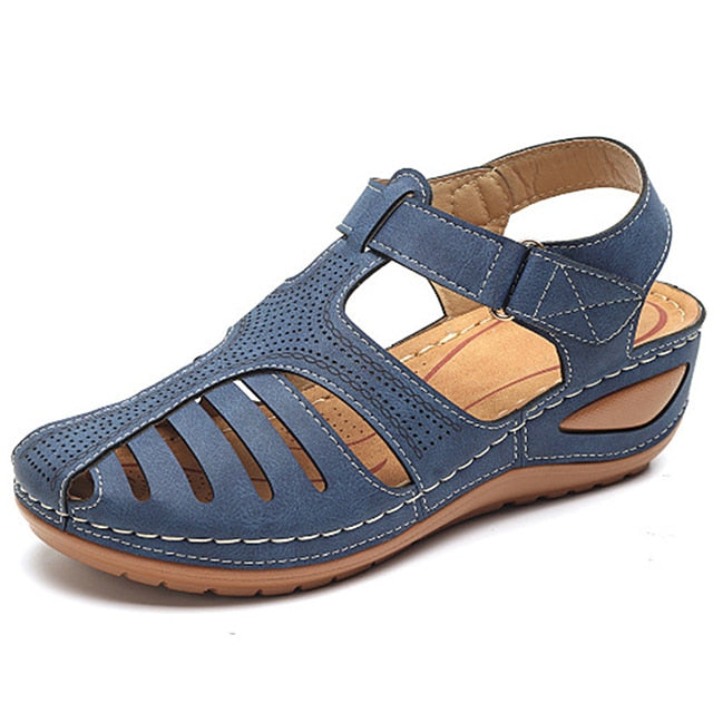 Women Sandals New Summer Shoes Woman Plus Size 44 Heels Sandals For Wedges Chaussure Femme Casual Gladiator Platform Shoes Talon