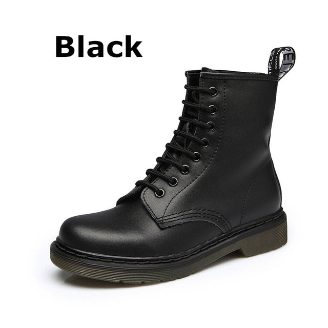 Men Boots 2020 Spring Ankle Boots Shoes Winter Genuine Leather Shoes Man Punk Casual Riding Equestr Botas Hombre Plus Size 46