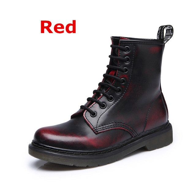 Men Boots 2020 Spring Ankle Boots Shoes Winter Genuine Leather Shoes Man Punk Casual Riding Equestr Botas Hombre Plus Size 46