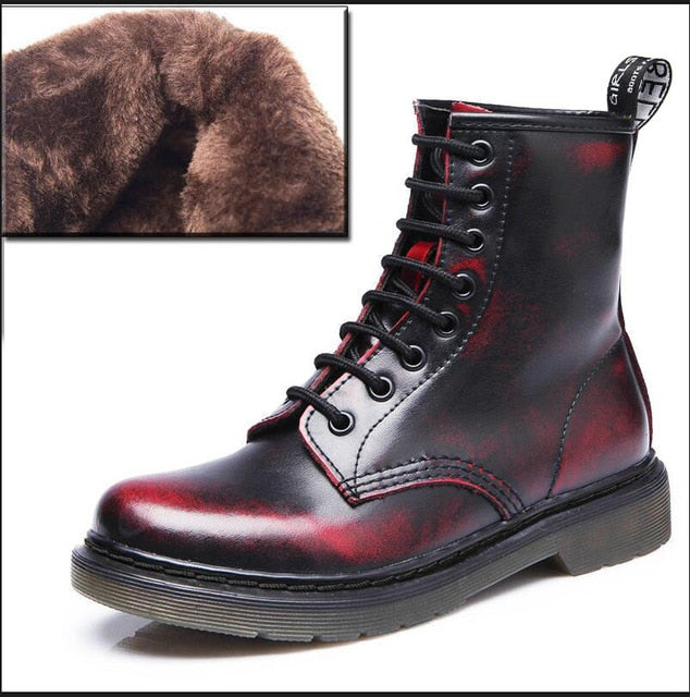 Men Boots 2020 Spring Ankle Boots Shoes Winter Genuine Leather Shoes Man Punk Casual Riding Equestr Botas Hombre Plus Size 46