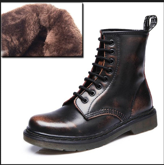 Men Boots 2020 Spring Ankle Boots Shoes Winter Genuine Leather Shoes Man Punk Casual Riding Equestr Botas Hombre Plus Size 46