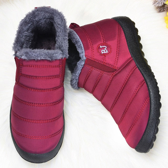 Woman Snow Boots Plush New Warm Ankle Boots For Women Winter Boots Waterproof Women Boots Female Winter Shoes Women Booties