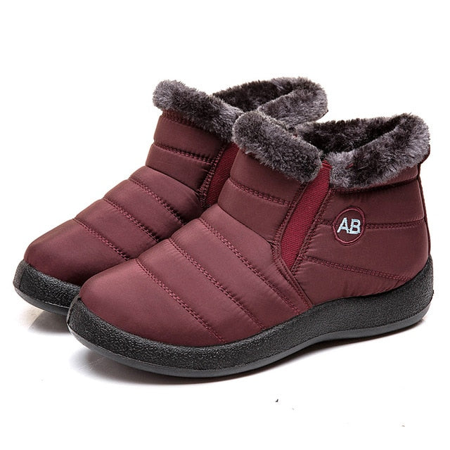 Women Boots 2020 Fashion Waterproof Snow Boots For Winter Shoes Women Casual Lightweight Ankle Botas Mujer Warm Winter Boots