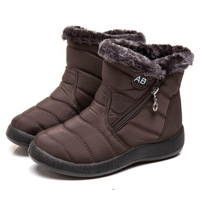 Women Boots 2020 Fashion Waterproof Snow Boots For Winter Shoes Women Casual Lightweight Ankle Botas Mujer Warm Winter Boots