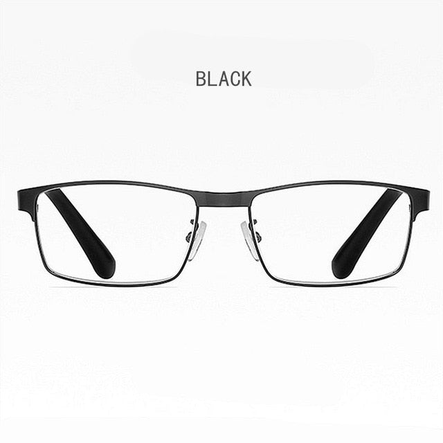 YOOSKE Stainless Steel Men Business Reading Glasses for Reader Mens Presbyopic optical Glasses  +1.0 1.5 2.0 2.5 3 3.5 4.0