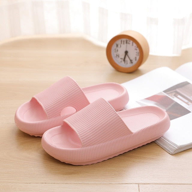 Thick Platform Slippers Women Indoor Bathroom Slipper Soft EVA Anti-slip Lovers Home Floor Slides Ladies Summer Shoes SH426