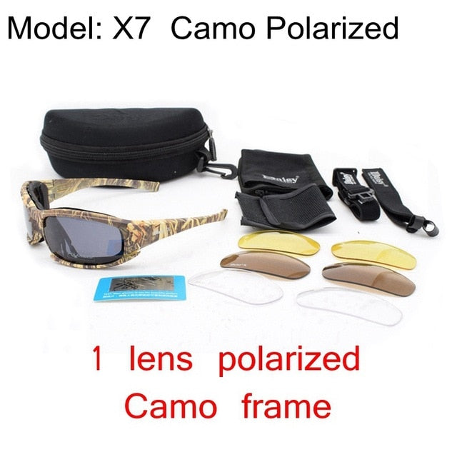 Daisy Tactical Polarized Glasses Military Goggles Army Sunglasses with 4 Lens Original Box Men Shooting Eyewear Gafas