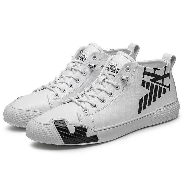 Superstar Fashion Letter Black Printed High top Sneakers Men Skateboard Shoes Seasons Comfortable Sport Shoes Men zapatos hombre