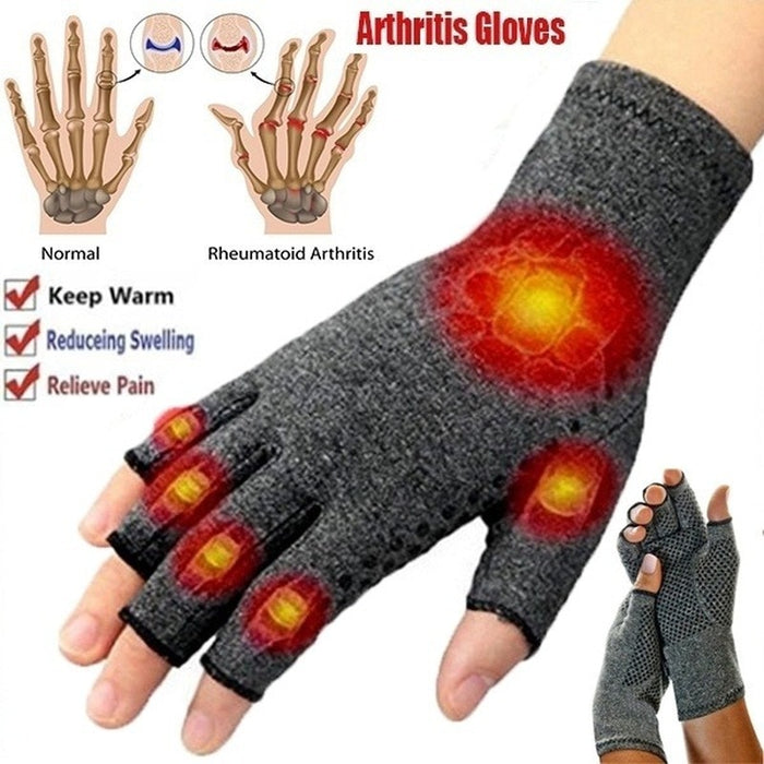 1 Pairs Winter Arthritis Gloves Touch Screen Gloves Anti Arthritis Therapy Compression Gloves and Ache Pain Joint Relief Warm