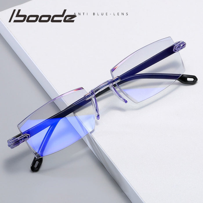 iboode -1.0 -1.5 -2.0 -2.5 -3.0 -4.0 Finished Myopia Glasses Classic Anti blue Light Prescription Optical Eyeglasses Women Men