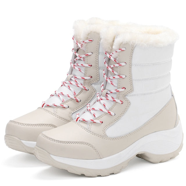 Snow Boots Plush Warm Ankle Boots For Women Winter Shoes Waterproof Boots Women Female Winter Shoes Booties Botas Mujer