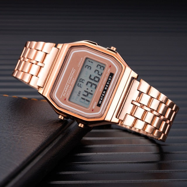 Digital men's wrist discount watches