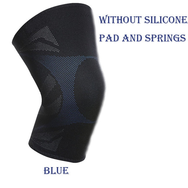 Veidoorn 1PCS Compression Knee Support Sleeve Protector Elastic Knee Pads Brace Springs Gym Sports Basketball Volleyball Running