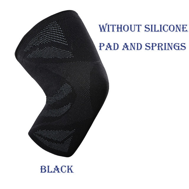 Veidoorn 1PCS Compression Knee Support Sleeve Protector Elastic Knee Pads Brace Springs Gym Sports Basketball Volleyball Running