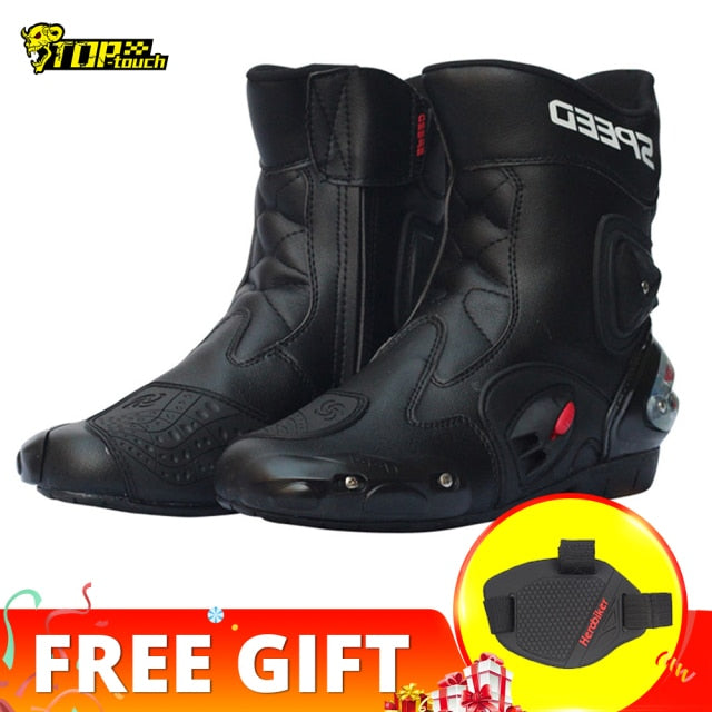 PRO-BIKER SPEED BIKERS Motorcycle Boots Men Moto Racing Motocross Off-Road Motorbike Motorcycle Shoes Botas Moto Riding Boots