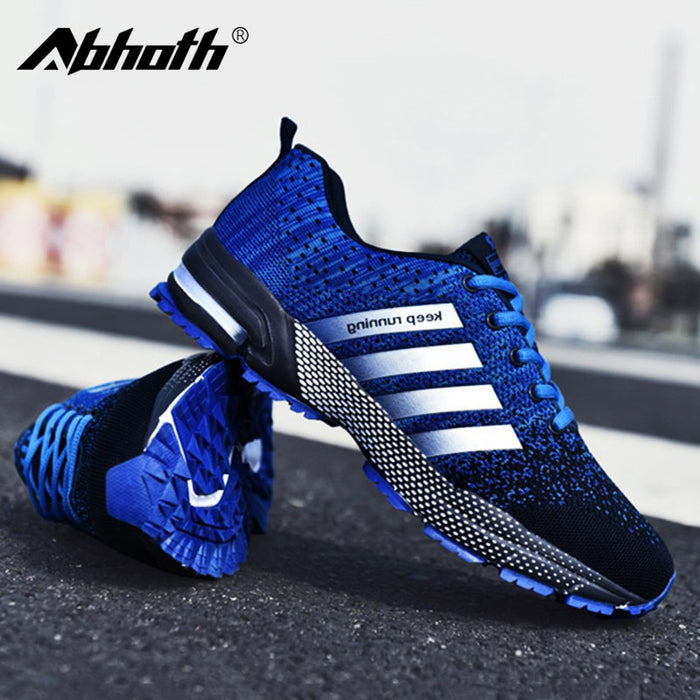 Abhoth Men's Mesh Breathable Casual Shoes Non-Slip Stable Shock Absorption Lightweight Sneakers Couple Basket Homme 2020