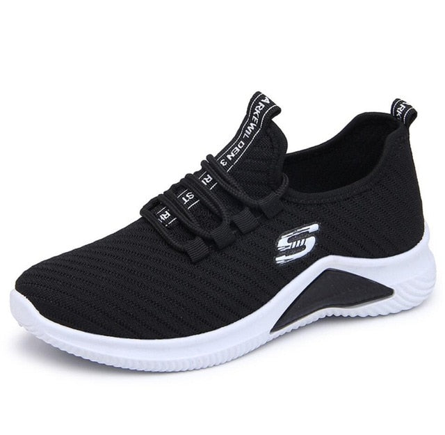 Women Sneakers 2020 Ladies Sports Shoes Ladies Trainers Platform Woman Baskets Femme Dames Black Mujer Tenis Feminino