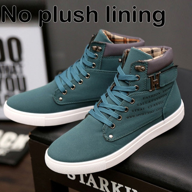 Ankle boots men snow boots winter warm Lace-up men shoes 2021 new fashion flock plush winter boots men shoe plus size 39-47