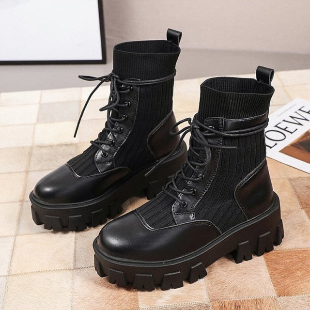 Real Soft Leather Nude Boots Women's British Style Autumn And Winter 2021 New Casual Women's Shoes Short boots Women Fashion