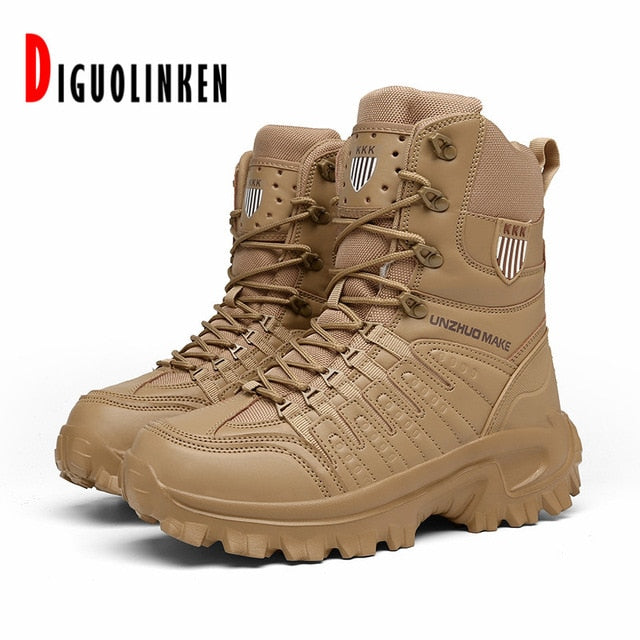 2020 Military Boots Men Combat Army Boots Men Winter Outdoor Tactical Boots Men Hiking Desert Ankle Hunting Autumn Big Size 47