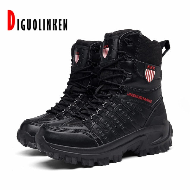 2020 Military Boots Men Combat Army Boots Men Winter Outdoor Tactical Boots Men Hiking Desert Ankle Hunting Autumn Big Size 47