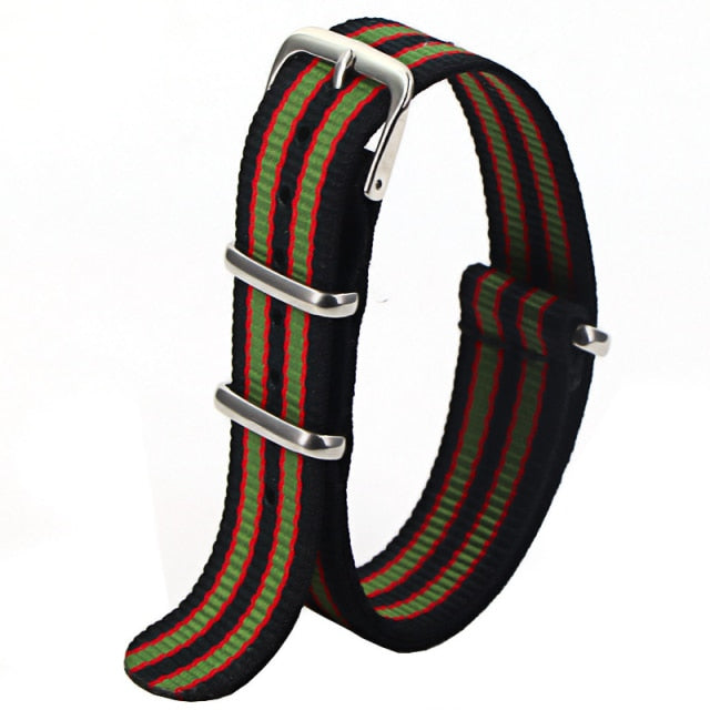 1pcs Nato Strap 18mm 20mm 22mm Nylon Watch Band Waterproof Watch Strap for Nato Army Sport Watch Dropshipping Belt