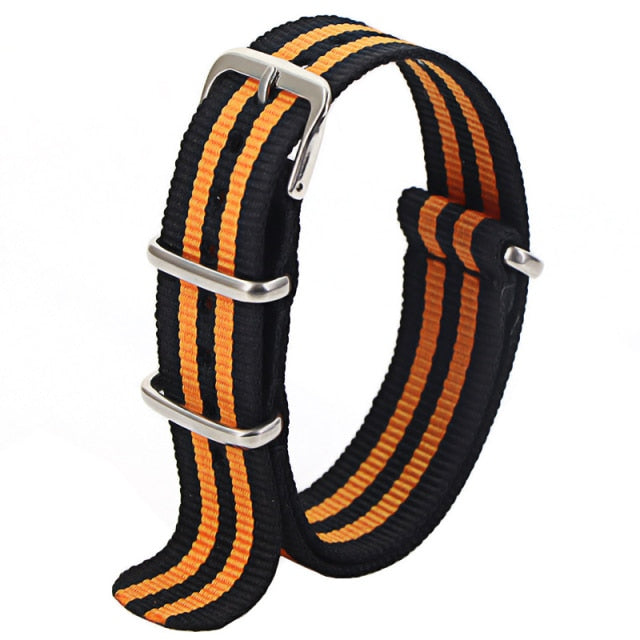 1pcs Nato Strap 18mm 20mm 22mm Nylon Watch Band Waterproof Watch Strap for Nato Army Sport Watch Dropshipping Belt