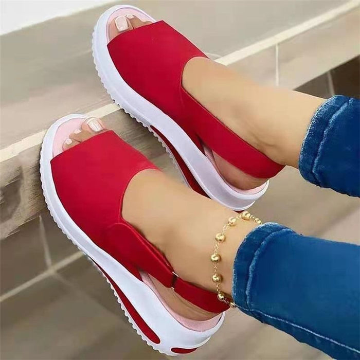 BRKWLYZ 2021 New Women Sandals Soft Stitching Ladies Sandals Comfortable Flat Sandals Women Open Toe Beach Shoes Woman Footwear