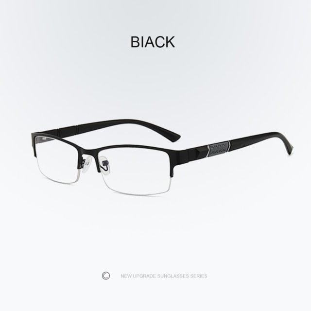 +1.0+1.5+2.0+2.5+3.0+3.5+4.0 Reading Glasses High Quality Half-frame Diopter Business Office Reading Glasses for Men and Women