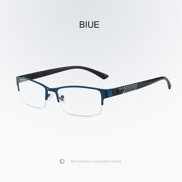 +1.0+1.5+2.0+2.5+3.0+3.5+4.0 Reading Glasses High Quality Half-frame Diopter Business Office Reading Glasses for Men and Women