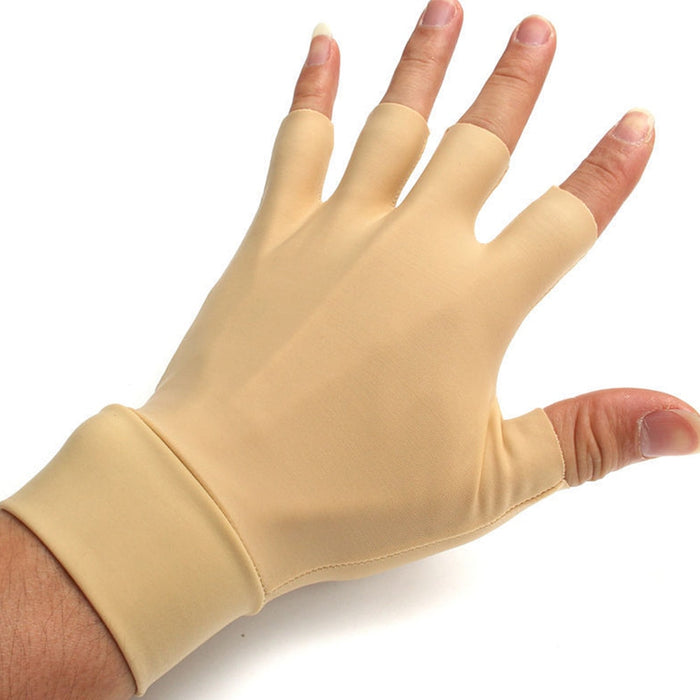 1 Pair Arthritis Relief Fitness Massage Body Gloves Washable Nylon Spandex Anti Inflammatory Hand Compression Gloves