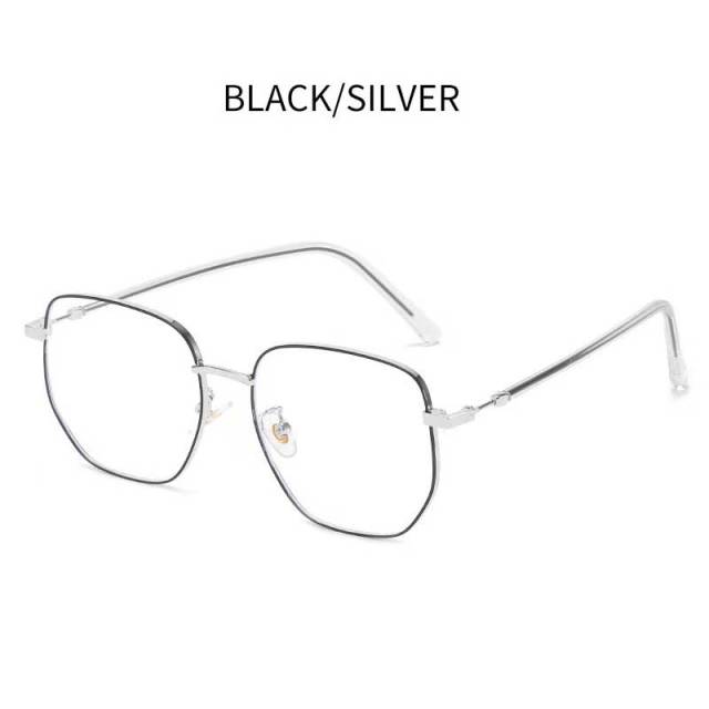 Classic Irregular Metal Frames Anti-Blue Light Optical Glasses Round Frame Goggle Eyeware Zonnebril Dames