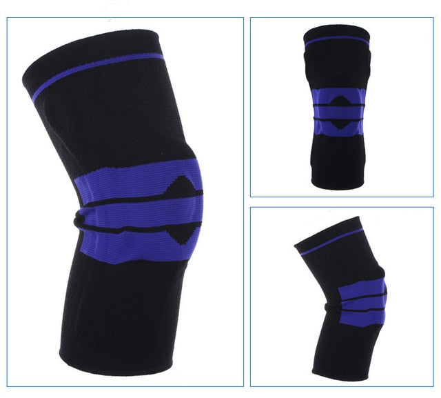 S-5XL Plus Size Basketball Support Silicon Padded Knee Pads Support Brace Patella Protector Protection Kneepad For Fat Person